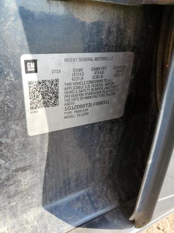 1G1ZD5ST2LF009311 - 2020 CHEVROLET MALIBU LT BLUE photo 12