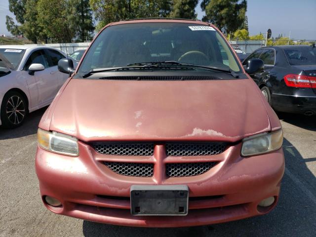 1B4GP44R0YB760680 - 2000 DODGE GRAND CARA SE RED photo 5