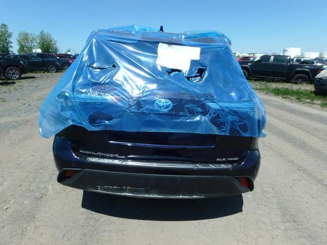 5TDGZRBH9NS578985 - 2022 TOYOTA HIGHLANDER XLE 蓝色 照片 6