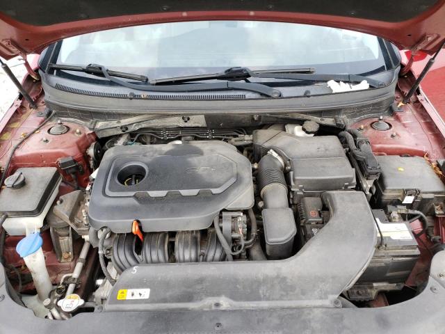 5NPE24AF0FH213651 - 2015 HYUNDAI SONATA SE RED photo 11