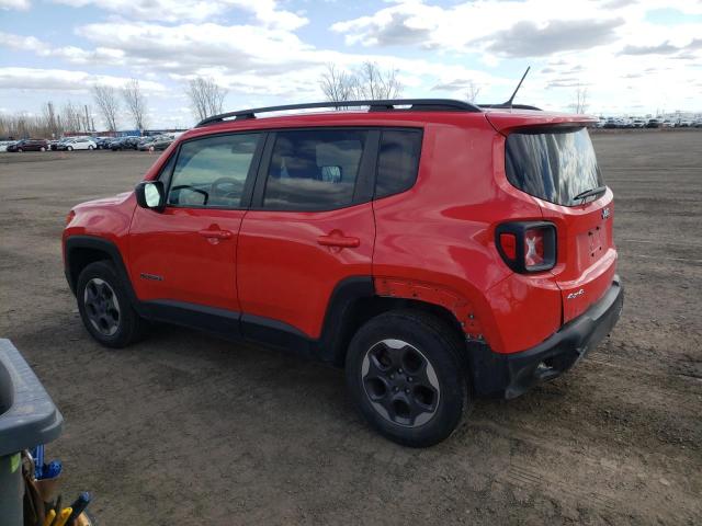 ZACCJBAT5GPE10425 - 2016 JEEP RENEGADE SPORT RED photo 2