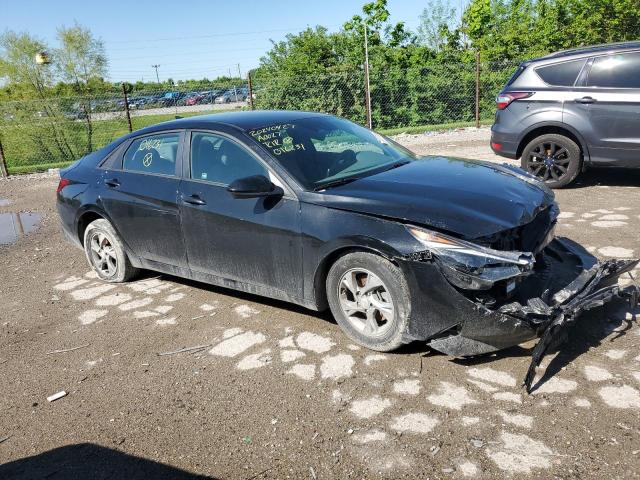 5NPLL4AG9MH016231 - 2021 HYUNDAI ELANTRA SE BLACK photo 4