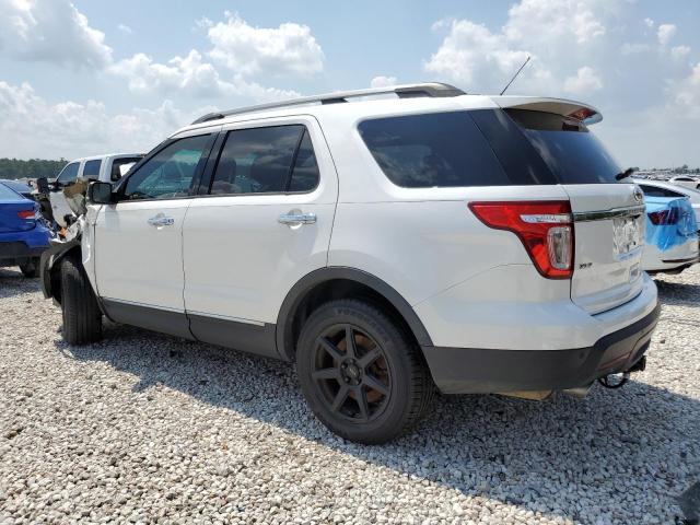 1FM5K7D81FGB49201 - 2015 FORD EXPLORER XLT WHITE photo 2