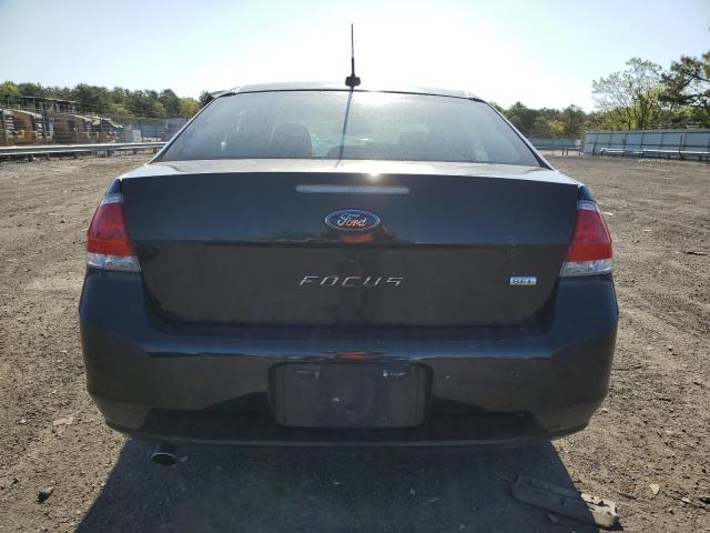 1FAHP37N09W232468 - 2009 FORD FOCUS SEL BLACK photo 6