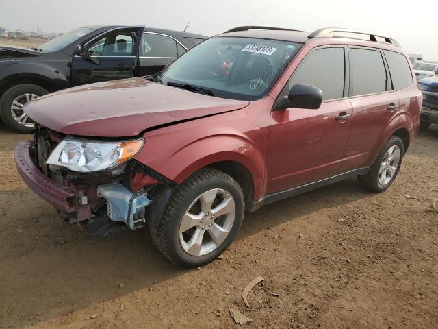 JF2SH6BC4AH908645 - 2010 SUBARU FORESTER XS Tünd qırmızı foto 1