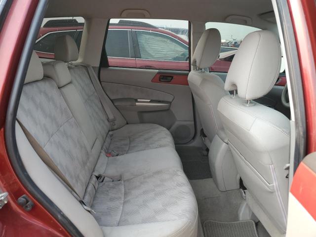 JF2SH6BC4AH908645 - 2010 SUBARU FORESTER XS Tünd qırmızı foto 10