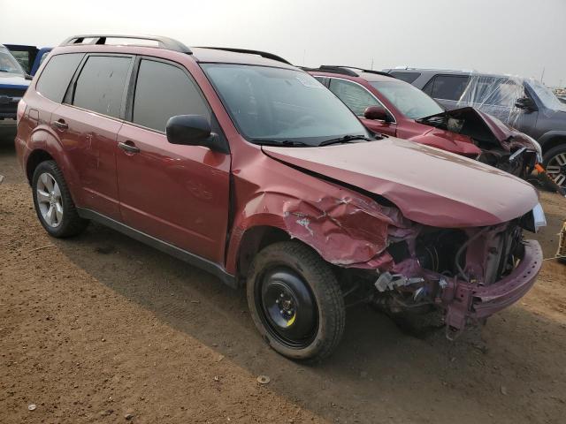 JF2SH6BC4AH908645 - 2010 SUBARU FORESTER XS Tünd qırmızı foto 4
