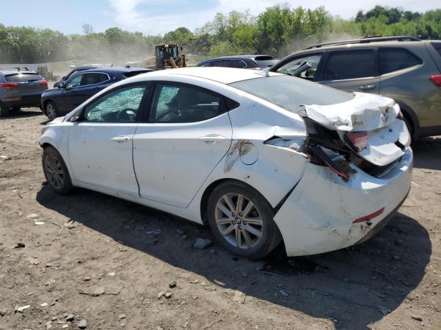 5NPDH4AE2FH569648 - 2015 HYUNDAI ELANTRA SE WHITE photo 2