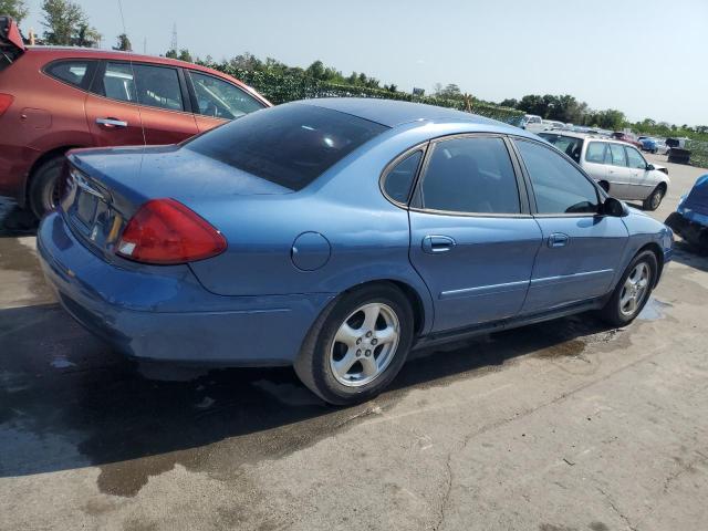 1FAFP53U42A105578 - 2002 FORD TAURUS SE BLUE photo 3