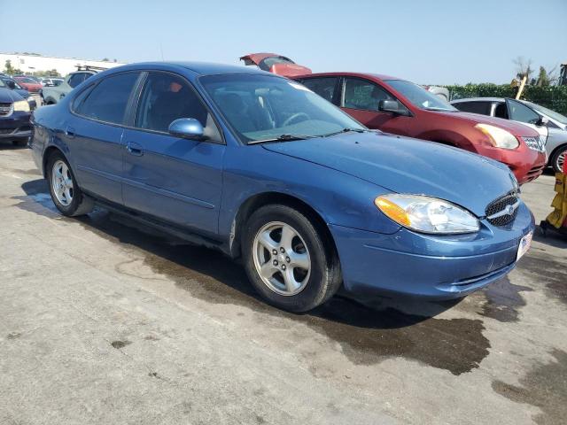 1FAFP53U42A105578 - 2002 FORD TAURUS SE BLUE photo 4