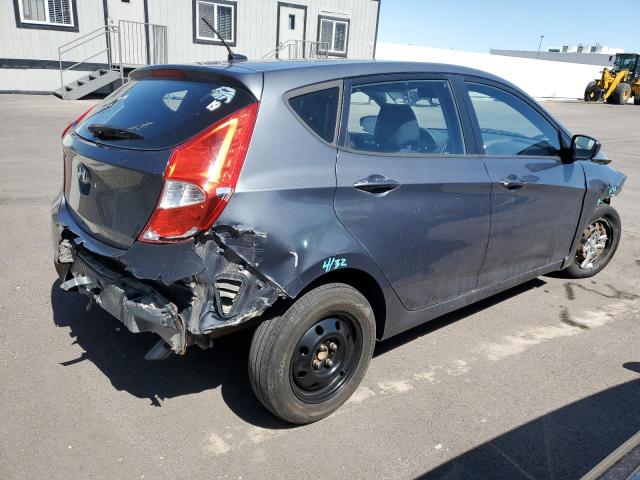 KMHCT5AE6CU021861 - 2012 HYUNDAI ACCENT GLS GRAY photo 3