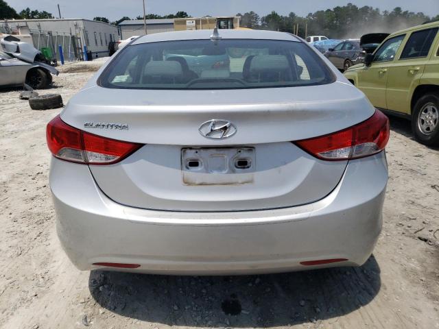 KMHDH4AE8DU518430 - 2013 HYUNDAI ELANTRA GLS SILVER photo 6