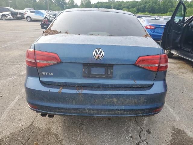 3VW2K7AJXFM337765 - 2015 VOLKSWAGEN JETTA BASE BLUE photo 6