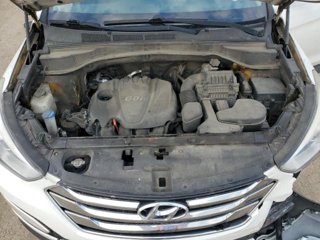 5XYZU3LB7EG134306 - 2014 HYUNDAI SANTA FE S WHITE photo 12