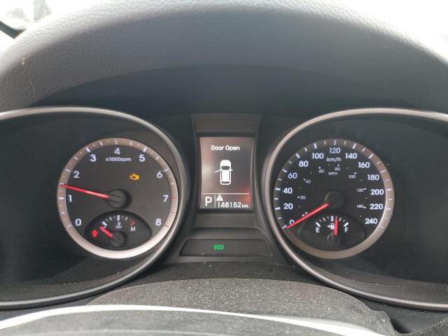 5XYZU3LB7EG134306 - 2014 HYUNDAI SANTA FE S WHITE photo 9