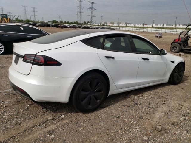 5YJSA1E53PF500021 - 2023 TESLA MODEL S Սպիտակ լուսանկար 3