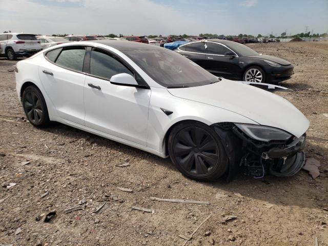 5YJSA1E53PF500021 - 2023 TESLA MODEL S Սպիտակ լուսանկար 4