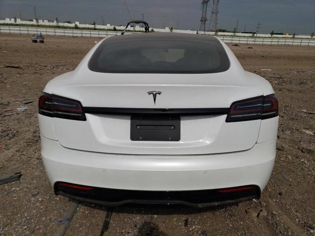 5YJSA1E53PF500021 - 2023 TESLA MODEL S Սպիտակ լուսանկար 6