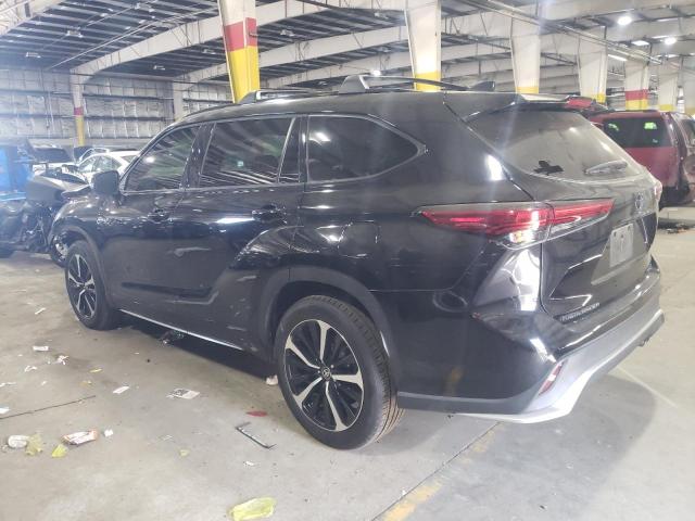 5TDJZRBH1MS064360 - 2021 TOYOTA HIGHLANDER XSE BLACK photo 2