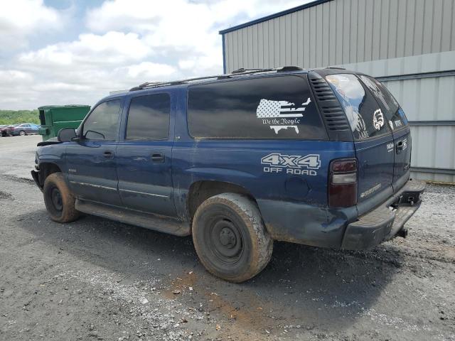 3GNFK16T5YG162846 - 2000 CHEVROLET SUBURBAN K1500 BLUE photo 2