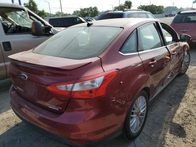 1FADP3J28EL228936 - 2014 FORD FOCUS TITANIUM BURGUNDY photo 3