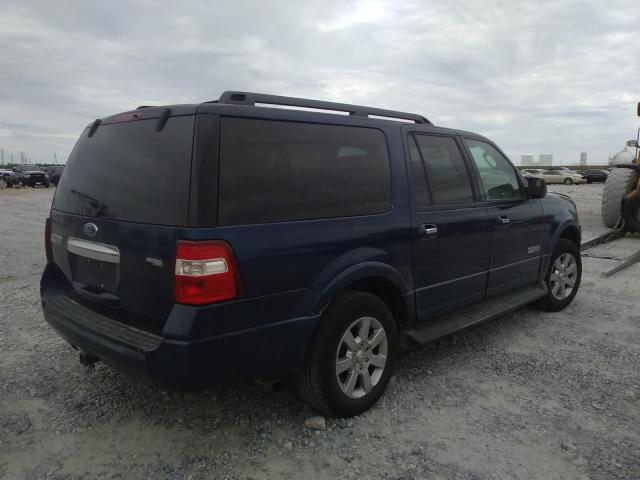 1FMFK15558LA17252 - 2008 FORD EXPEDITION EL XLT BLUE photo 4