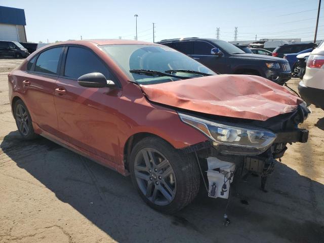 3KPF34AD2ME375833 - 2021 KIA FORTE GT LINE ORANGE photo 4