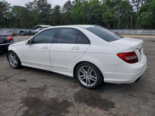 WDDGF4HB0DA869973 - 2013 MERCEDES-BENZ C 250 WHITE photo 2