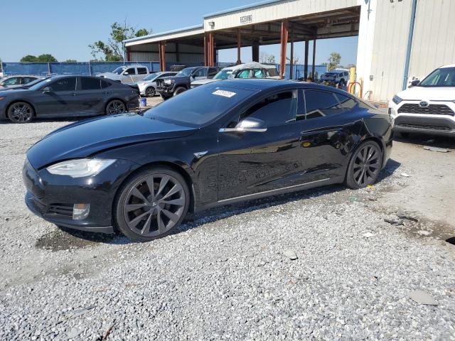 5YJSA1E25FF108839 - 2015 TESLA MODEL S შავი ფოტო 1