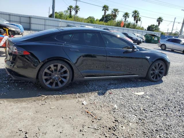 5YJSA1E25FF108839 - 2015 TESLA MODEL S შავი ფოტო 3