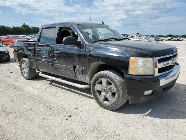 2GCEK13M371594604 - 2007 CHEVROLET SILVERADO K1500 CREW CAB BLACK photo 4