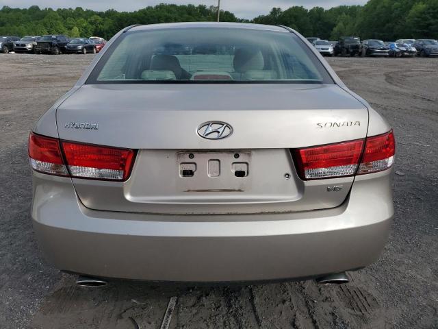 5NPEU46F76H146890 - 2006 HYUNDAI SONATA GLS GOLD photo 6