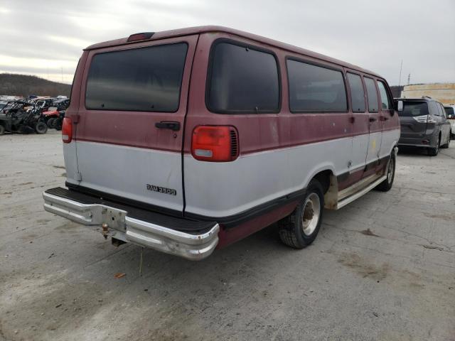 2B5WB35Z4TK135670 - 1996 DODGE RAM WAGON B3500 MAROON photo 4