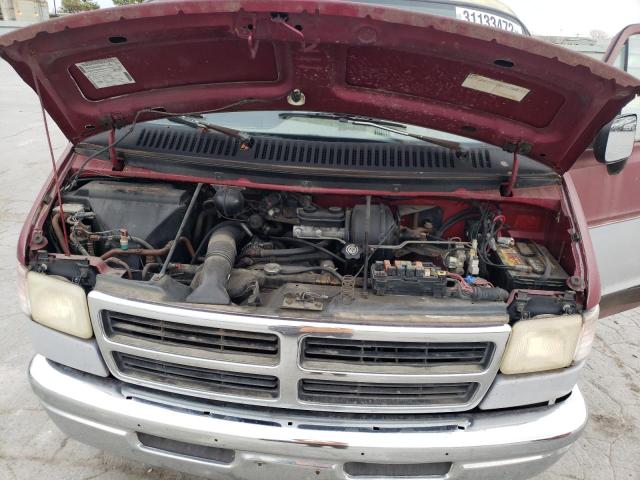 2B5WB35Z4TK135670 - 1996 DODGE RAM WAGON B3500 MAROON photo 7