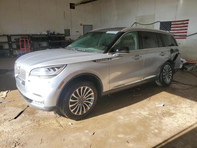 5LM5J7XC6MGL11871 - 2021 LINCOLN AVIATOR RESERVE SILVER photo 1