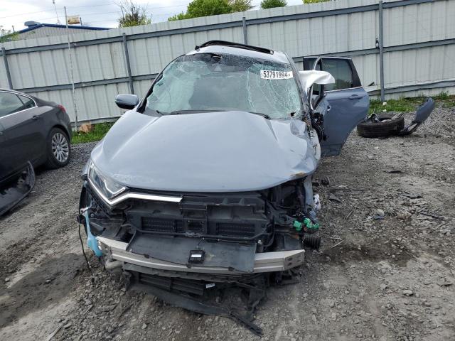 2HKRW2H86MH606925 - 2021 HONDA CR-V EXL BLUE photo 5