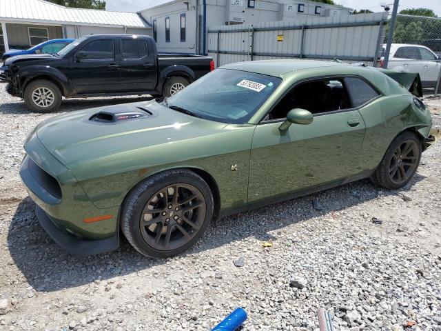 2C3CDZFJ6NH125274 - 2022 DODGE CHALLENGER R/T SCAT PACK GREEN photo 1