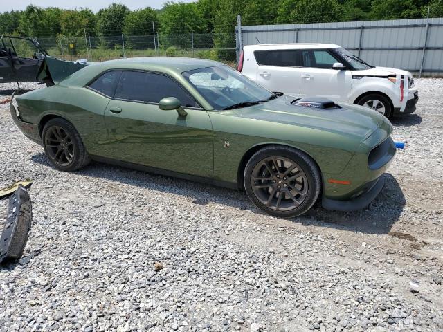 2C3CDZFJ6NH125274 - 2022 DODGE CHALLENGER R/T SCAT PACK GREEN photo 4