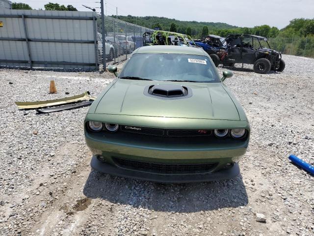 2C3CDZFJ6NH125274 - 2022 DODGE CHALLENGER R/T SCAT PACK GREEN photo 5
