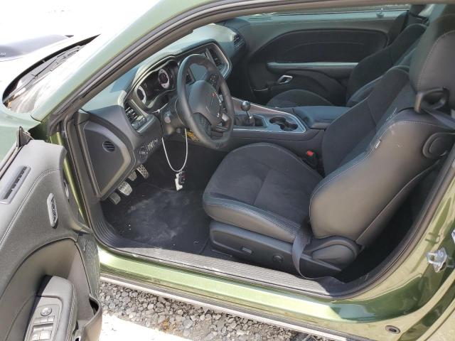 2C3CDZFJ6NH125274 - 2022 DODGE CHALLENGER R/T SCAT PACK GREEN photo 7