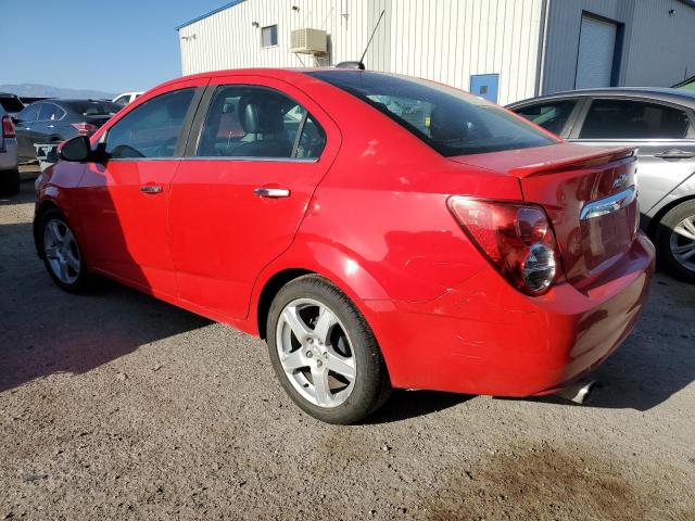 1G1JE5SB8F4189119 - 2015 CHEVROLET SONIC LTZ RED photo 2