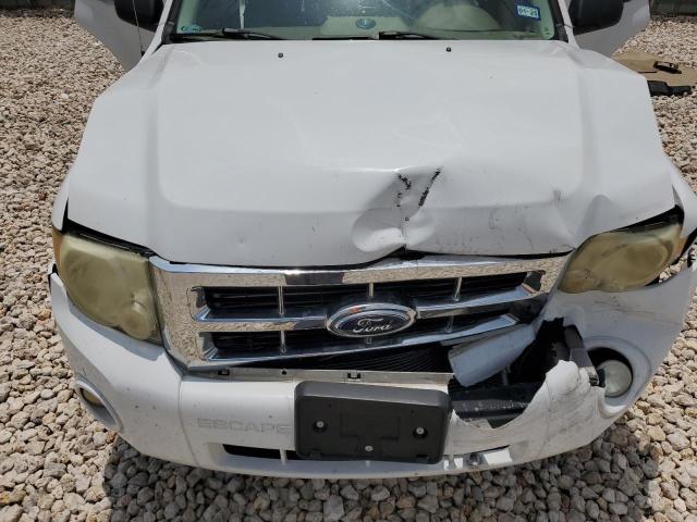 1FMCU93118KE29475 - 2008 FORD ESCAPE XLT WHITE photo 12