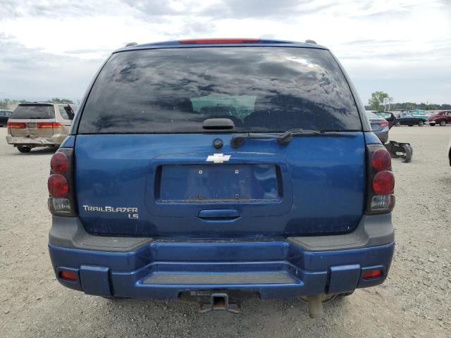 1GNDT13S362196967 - 2006 CHEVROLET TRAILBLAZE LS BLUE photo 6