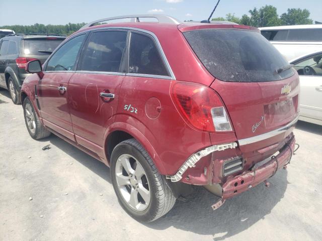 3GNAL3EK7ES646618 - 2014 CHEVROLET CAPTIVA LT RED photo 2