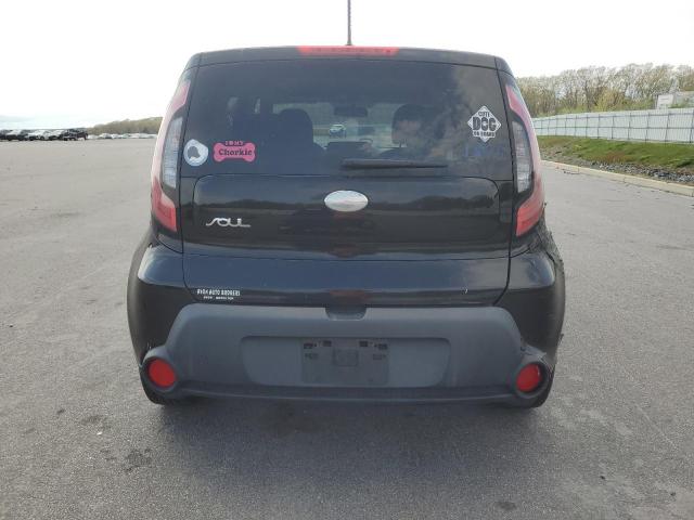 KNDJN2A25E7017943 - 2014 KIA SOUL BLACK photo 6