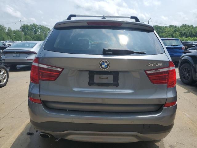 5UXWY3C52G0N86737 - 2016 BMW X3 XDRIVE28D SILVER photo 6