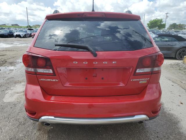 3C4PDCGG0JT516418 - 2018 DODGE JOURNEY CROSSROAD RED photo 6