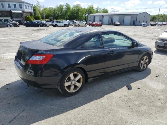 2HGFG12898H510788 - 2008 HONDA CIVIC EX BLACK photo 3