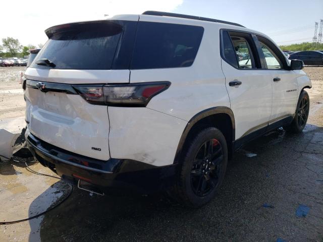 1GNEVKKW0KJ176636 - 2019 CHEVROLET TRAVERSE PREMIER WHITE photo 3