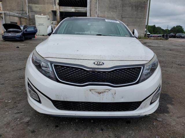 5XXGN4A77FG391304 - 2015 KIA OPTIMA EX WHITE photo 5